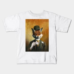 Teatime Mr Fox Kids T-Shirt